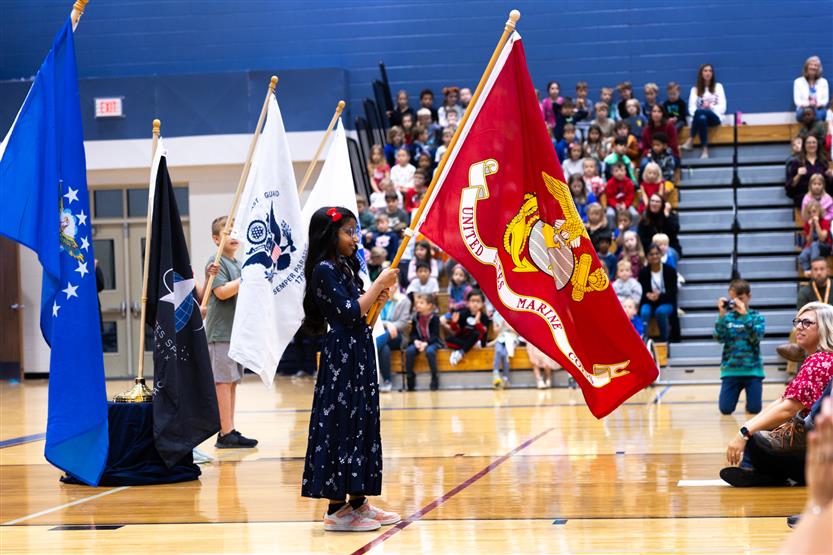 Students celebrate Veterans Day
